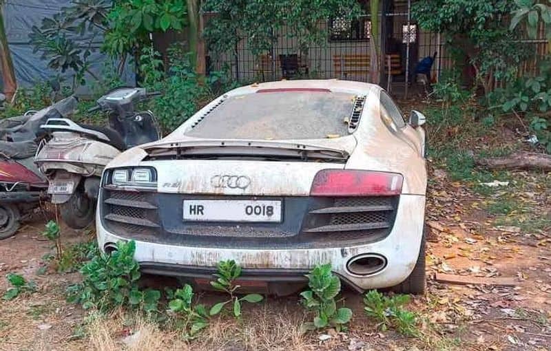 Once Virat Kohli owned Audi r8 car present condition horrible