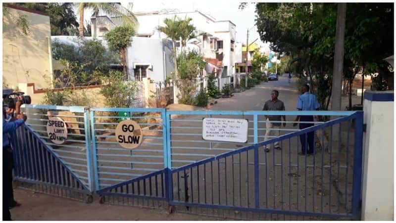 Abhinandhan Gates to his Chennai colony Jalvayu Vihar have been shut