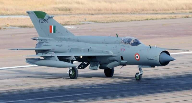 IAF MiG-21 crashes after bird hit in Rajasthan's Bikaner, pilot safly ejects