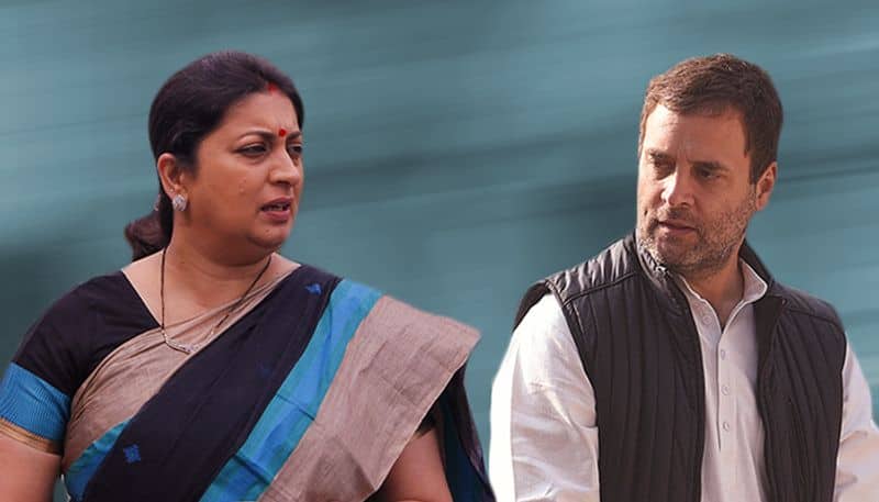 Rahul believes foundation stone is development; Smriti shoots back with an AK-203