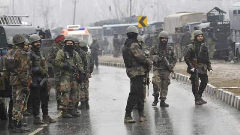Security forces shoot down one terrorist in Hadwara, search operation underway