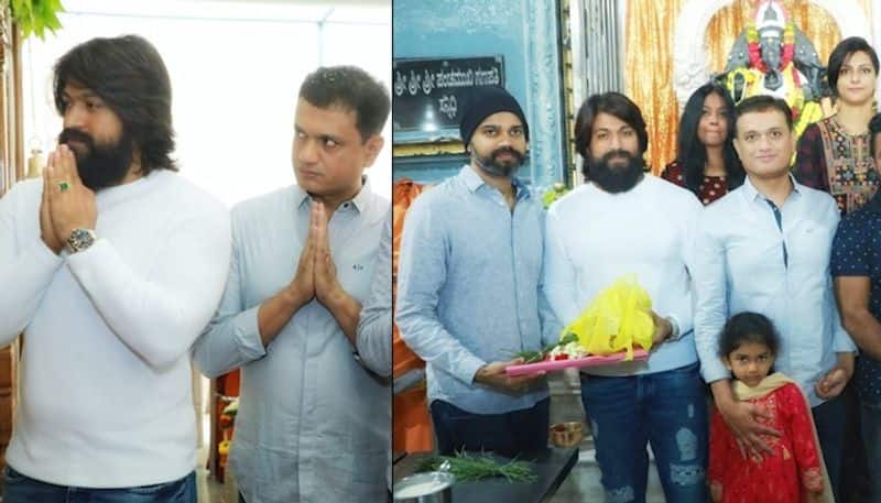 Yash, Srinidhi Shetty launch KGF Chapter 2; team seeks blessings at temple