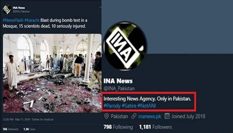 Viral check Fake Account claims Bomb Test At Karachi Mosque Kills 15 Scientists