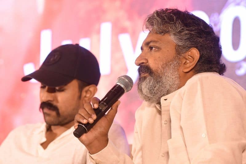 rajamouli rrr movie title and first look poster released in august 15th?