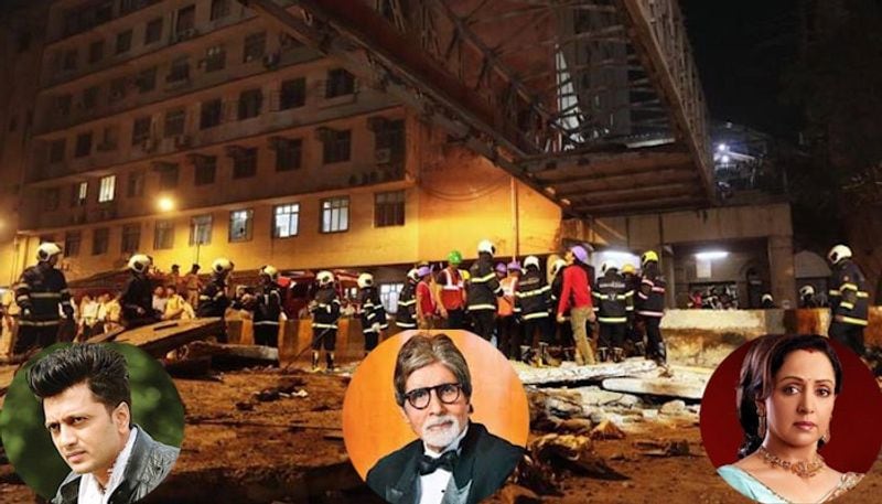 bollywood celebrities reaction on mumbai footover collapse