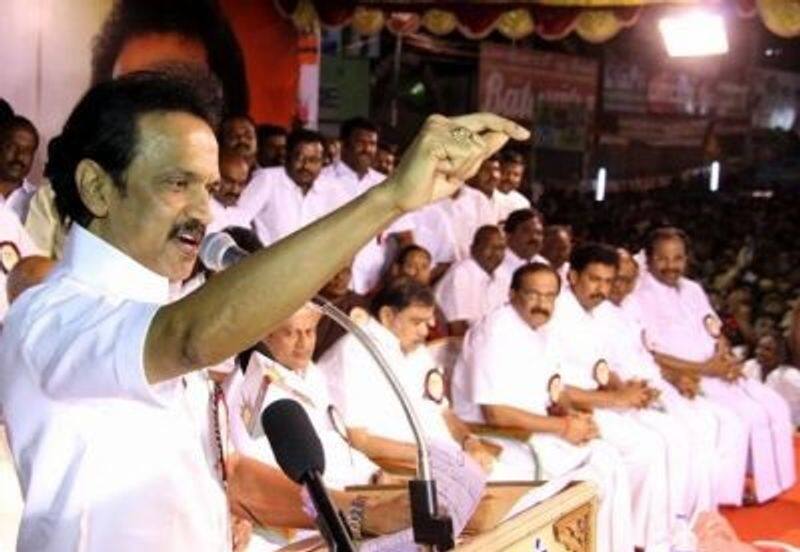 stalin tensed due to patry supporters supporting oposite party admk