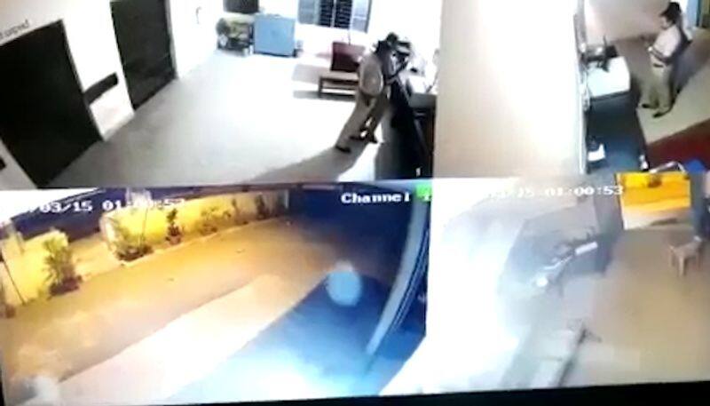 Kallambella police station in Tumakuru 'haunted'? CCTV footage shows 'spirit wandering'