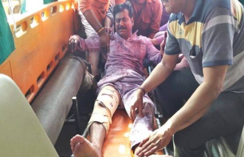 bjp mla Yogesh Verma shot at during Holi celebrations in up