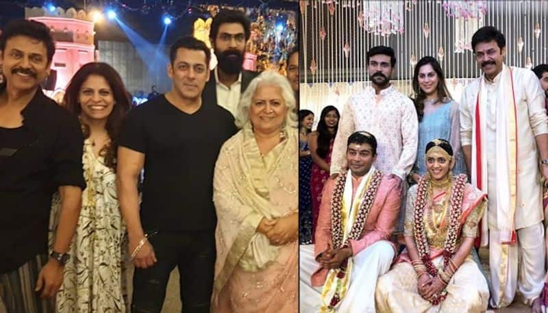 Salman Khan, Ram Charan, Samantha at wedding of Venkatesh's daughter in Jaipur