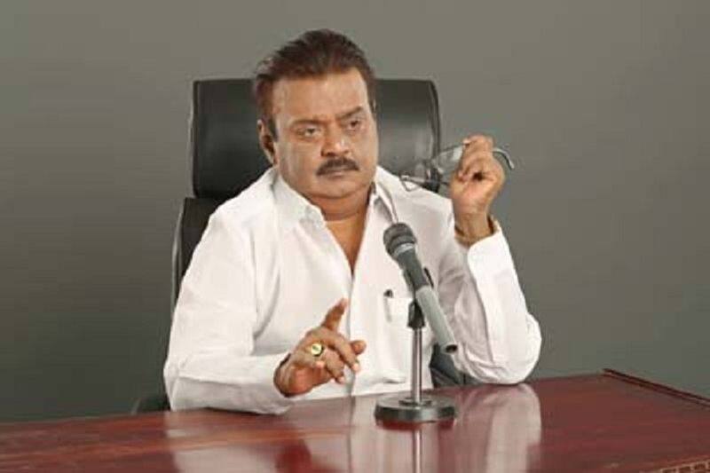 vijayakanth announced that he will give land to burry body of corona affected people