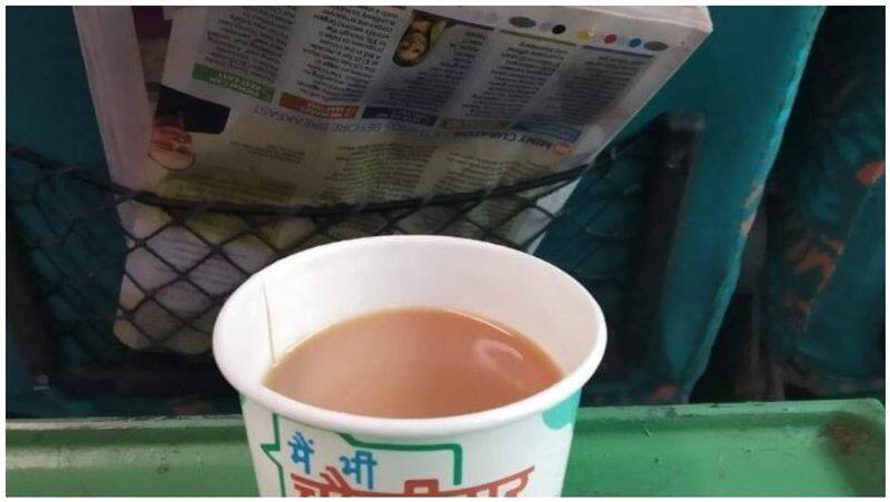 chowkidhaar tea cups banned in trains