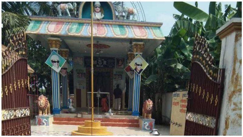 lord mgr bridges political divide in tiruvallur temple