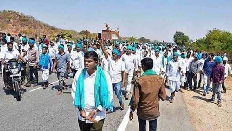 175 farmer candidates Telangana Nizamabad rally against TRS rule