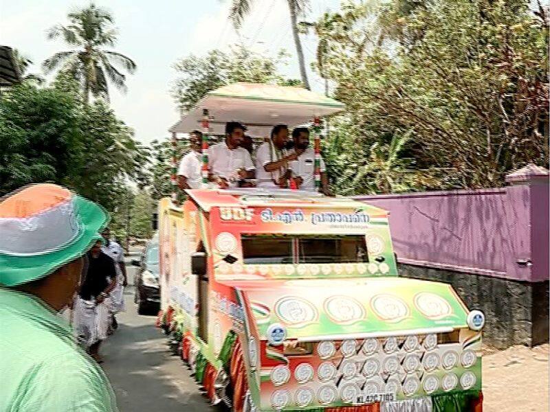 Chandy Oommen Campaigns in loksabha election 2019