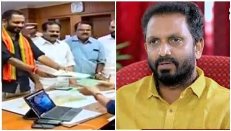 It took 4 pages to publish criminal cases against BJP Candidate K Surendran
