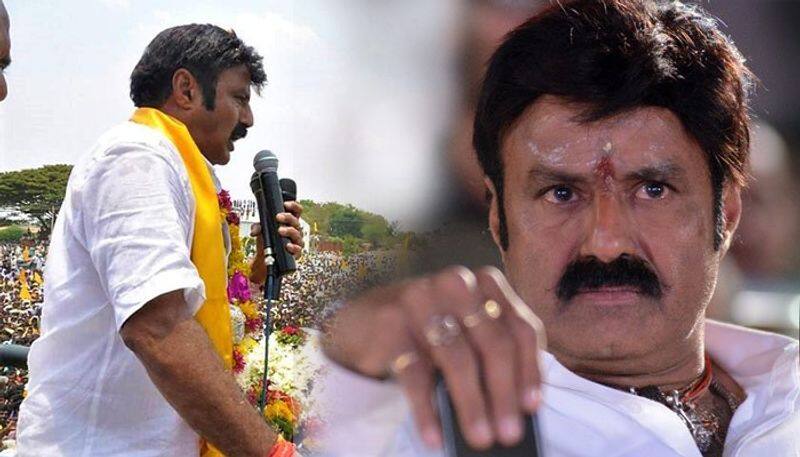 balakrishna thrashes own supporter during election campaign