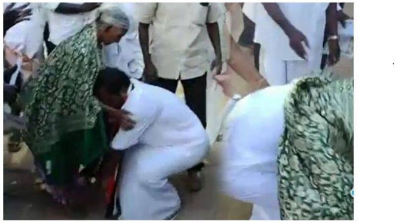 AIADMK minister video with inappropriate words at the polls ..!