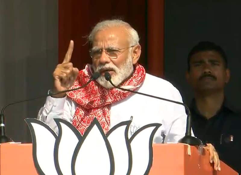Prime Minister Modi targets rivals in Assam and Bhagalpur, says Oppn scared of chowkidar people trust