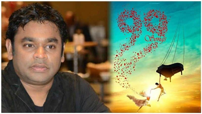 a.r.rahman announces release date of his movie 99songs