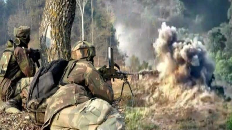Pakistani army again violated ceasefire in border