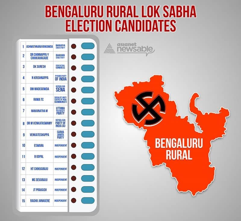 Bengaluru Rural Lok Sabha constituency: All you need to know; 15 candidates in fray