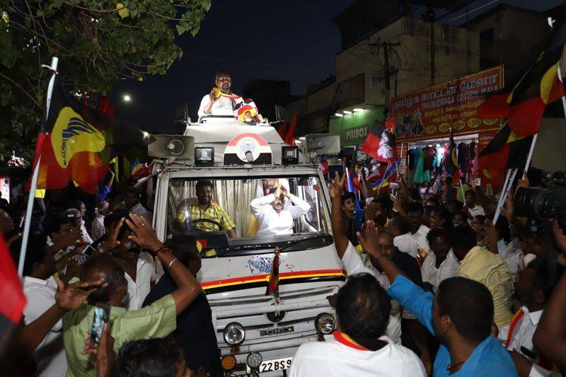 Vijayakanth election campaign in Vikravandi