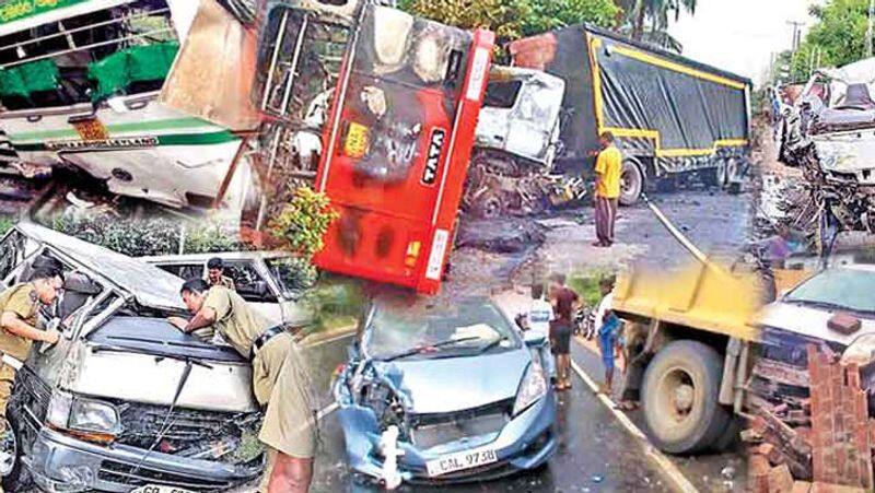 30 killed in road accidents...  Sri Lanka new year holiday