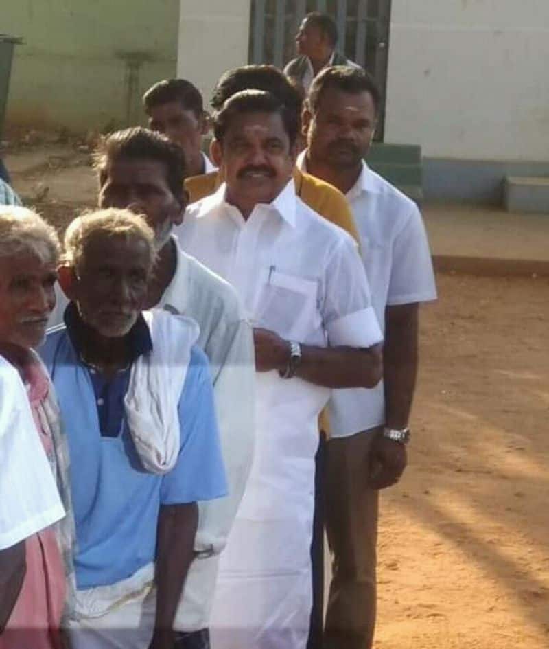 Tamil Nadu CM Edappadi K Palanisamy cast his vote in Edappadi