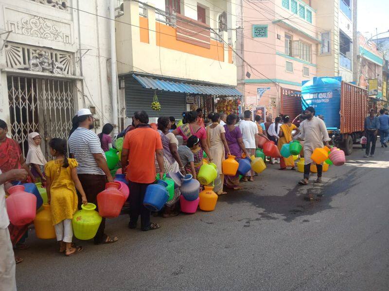 lack of drinking water in chennai