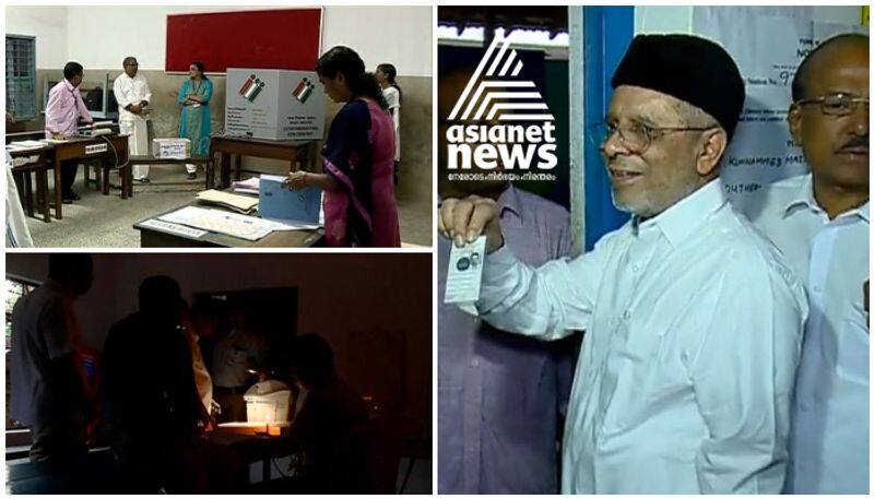 kerala queues upto vote 50 percent polling recorded