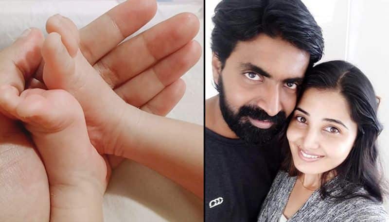 Malayalam stars Sandra, Prajin welcome twin baby girls; pictures inside