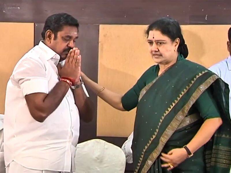 Sasikala who vowed in jail