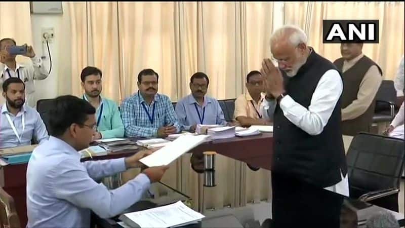 PM Modi files nomination papers from Varanasi
