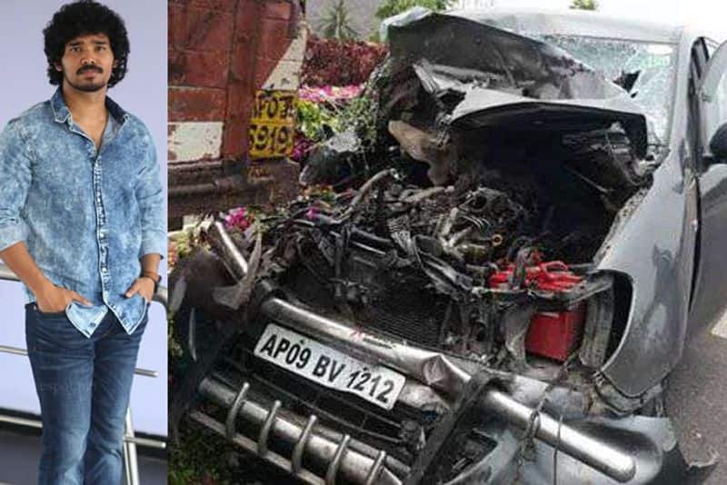 young actor car accident in hydrabad