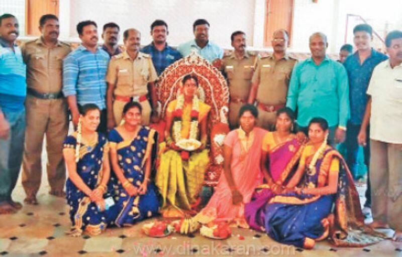 valaikappu programme done in police station