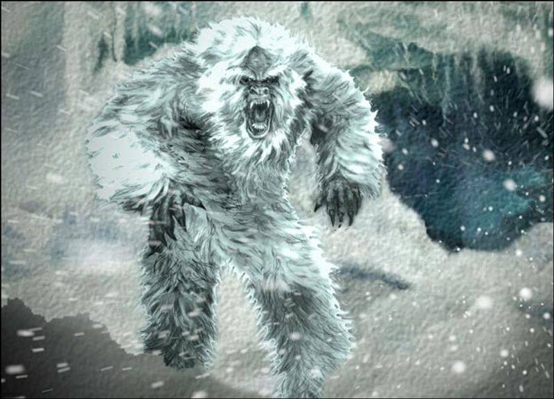 Yeti foot steps and reality