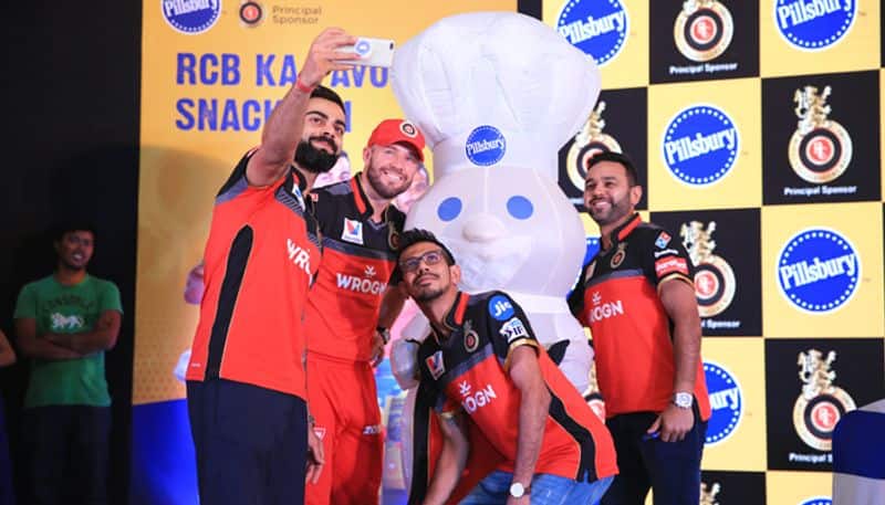 IPL 2019: RCB players gift jersey to Pillsbury mascot Doughboy in Bengaluru