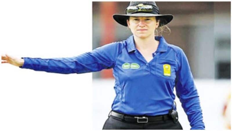 first women umpire in gents cricket team