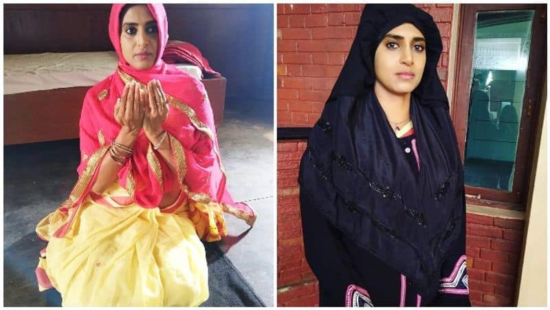 actress kasthuri's islam get up stills trolled