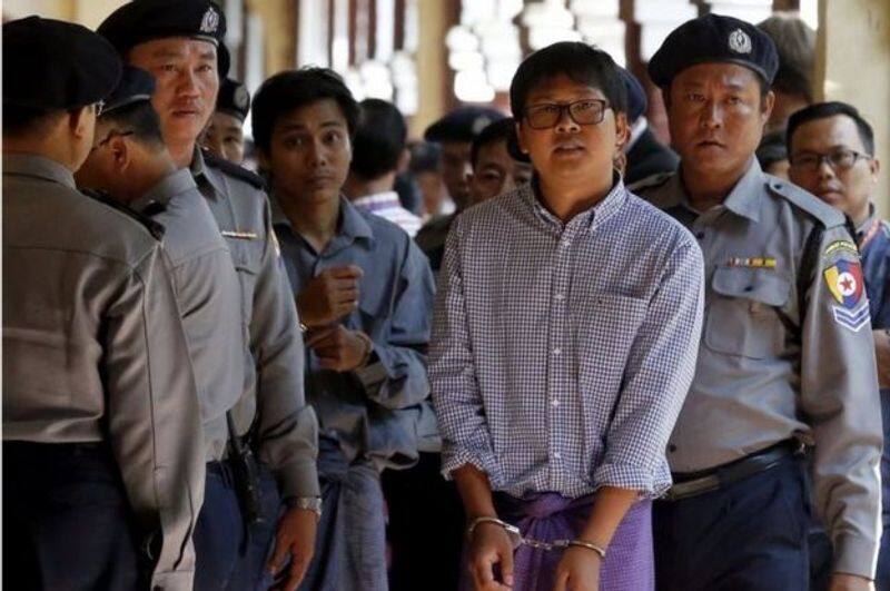 Two Reuters journalists released in Myanmar