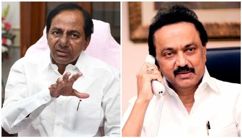 Stalin meets KCR Chennai refuses join federal front