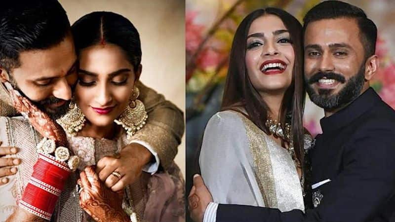 On wedding anniversary Anand Ahuja pens adorable post for guiding star wife Sonam Kapoor