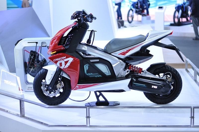 TVS motors reveals creon electric scooter launch date