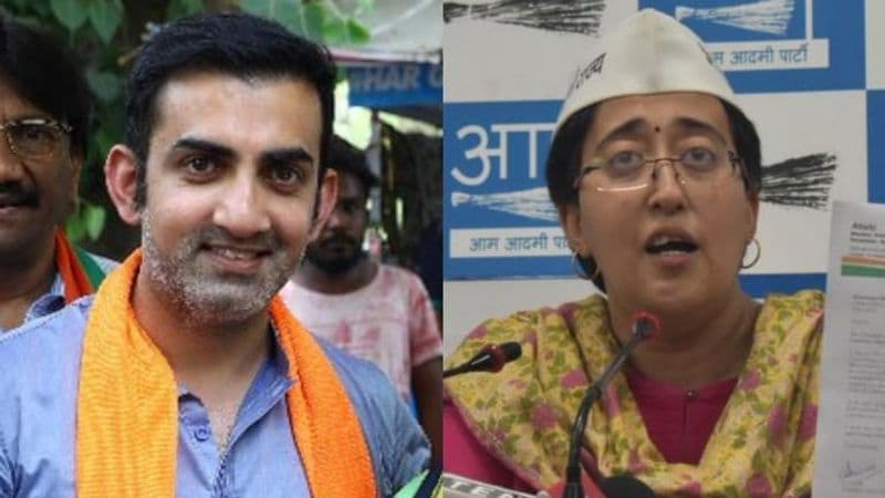 verbal duel mark loksabha campaigning in east delhi between aatishi and gambhir