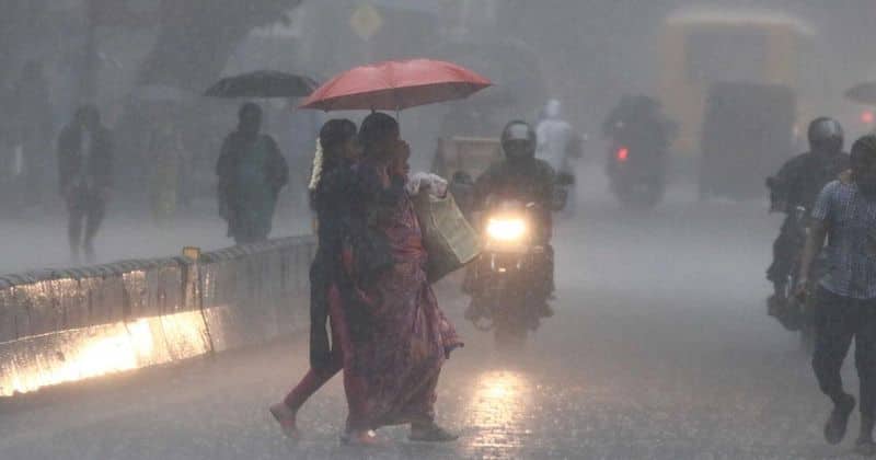 9 districts  to day heavy rain