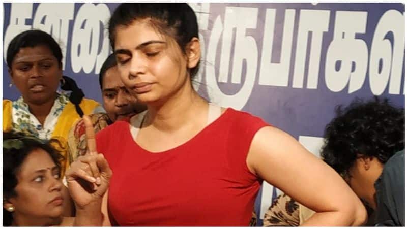 chennai commissioner office rejects permission to singer chinmayi
