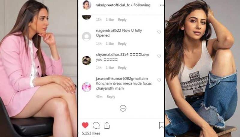 Rakul Preet narrowly escapes wardrobe malfunction in mini skirt; netizens advise her how to sit