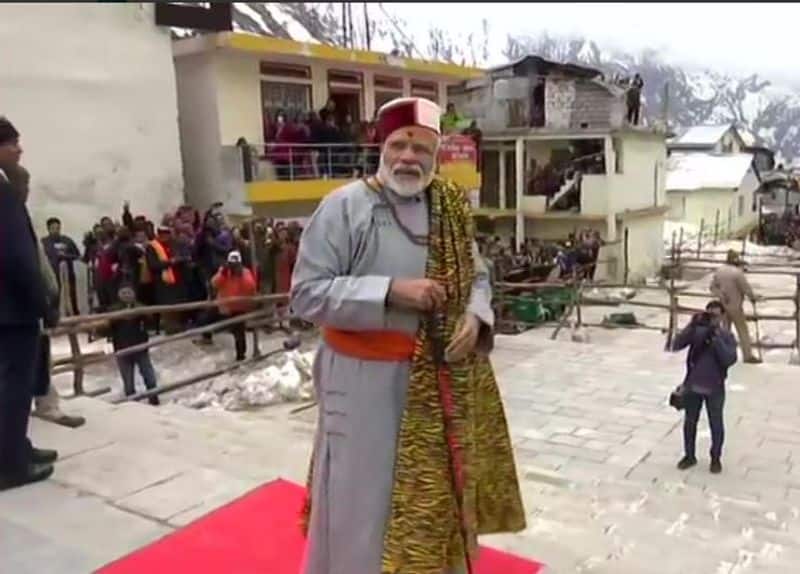 PM Modi Meditation in kedarnath
