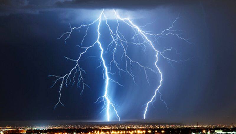 lightning strike new Groom killed