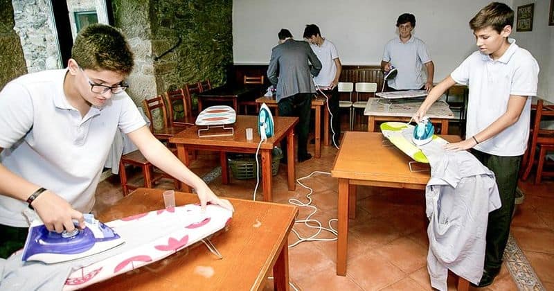 School in Spain teaches boys household chores in initiative to promote gender equality